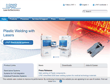 Tablet Screenshot of lpkf-laserwelding.com